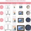 1pc Black Iron DIY Craft Bracket Book Holder Photo Pedestal Bowl Picture Frame Plate Rack Display Stand Easel Storage Holders.