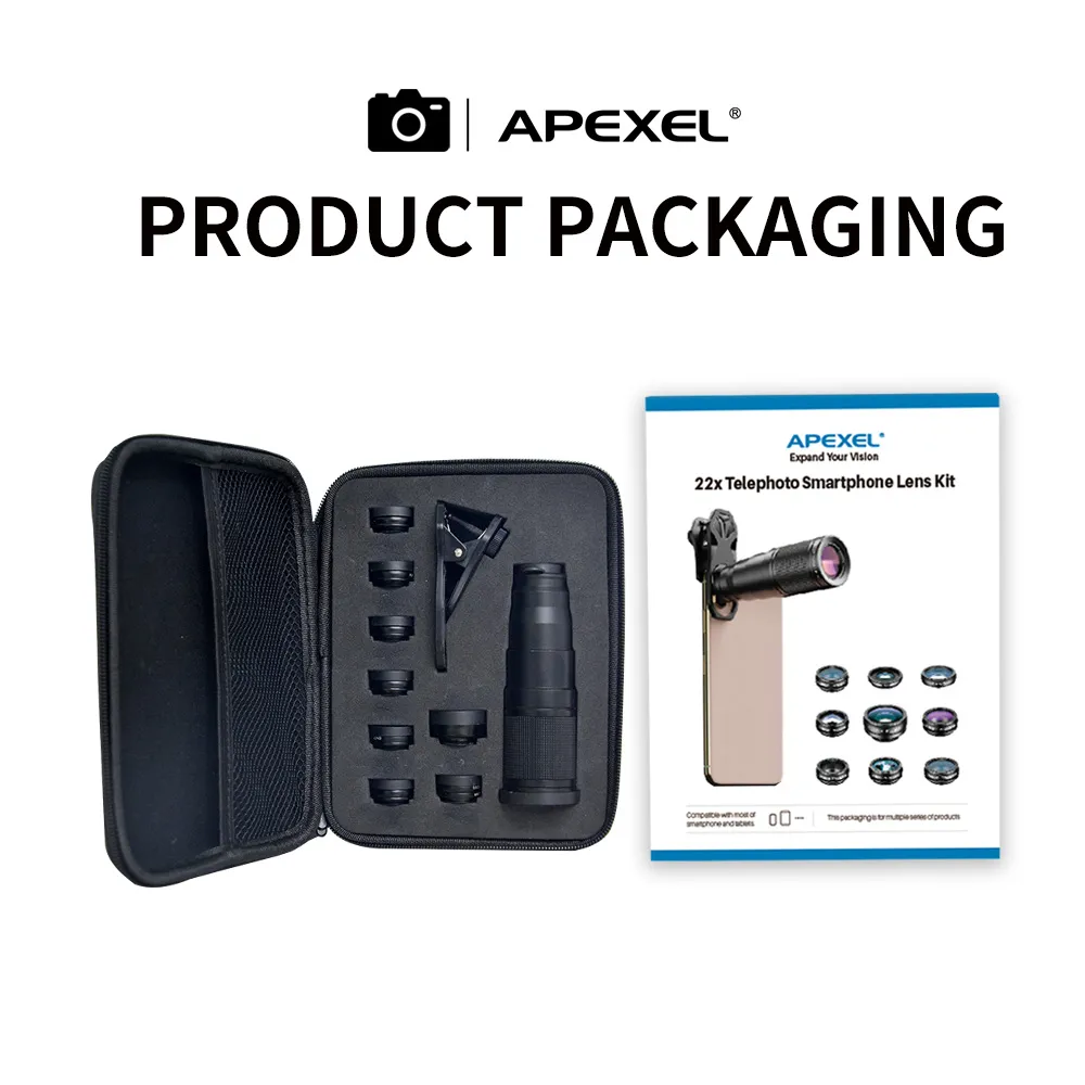 Apexel 22X 10 in 1 Phone Lens Kit