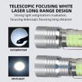 Super Bright L2 LED Flashlight Fixed Focus Lighting White Red Blue Purple Multi Color Lights Fishing Searching Camping Lantern.