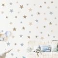 71pcs Boho Colorful Stars Wall Stickers for Children Room Baby Kids Room Nursery Room Wall Decals Home Decoration Wall Decals. 