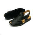 GOGO - Peshawar Zalmii Chappal Matte Black 30% Season end Sale. 