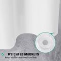 Waterproof Shower Curtain Liner with Magnets & Metal Grommets, Plastic Mildew Resistant Bathroom Curtain for Bathtub Bath. 
