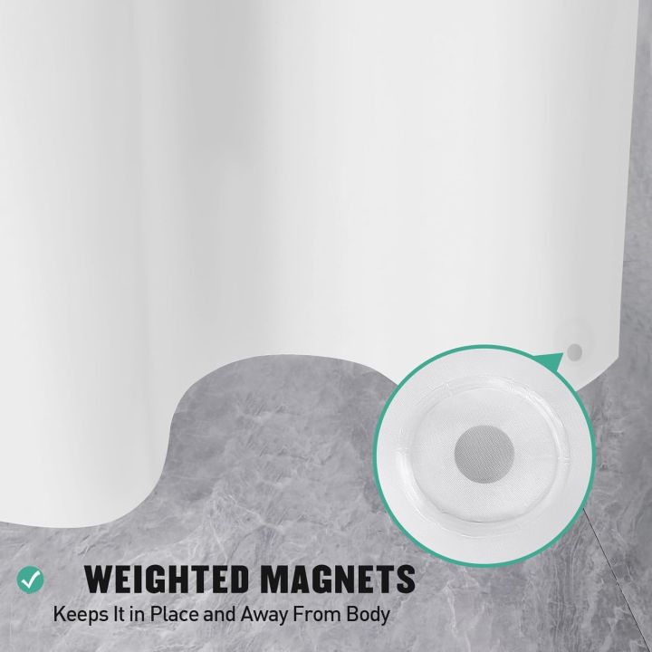 Waterproof%20Shower%20Curtain%20Liner%20with%20Magnets%20&%20Metal%20Grommets,%20Plastic%20Mildew%20Resistant%20Bathroom%20Curtain%20for%20Bathtub%20Bath%20-%20Image%204