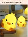 Duck Night Light Bedroom Decoration Cute Cartoon Animal Night Light Christmas  For Kids Room Bedside Sleeping Lamp. 