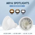 12PCS LED MR16 Spotlights Bulb GU5.3 Lampada 3W 5W 6W 7W AC 110V 220V DC 12V Bombillas Spot Light Replace 50W Halogen Lamp Home. 
