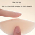 1 Pair Reusable Breast Petals Nipple Cover Invisible Petal Adhesive Strapless Backless Stick on Bra Silicone Breast Patch. 