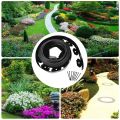5/10M Fixed Garden Barrier Lawn Grass Plastic Edging Border Landscape Edging Garden Edge Kit With 15/30Anchoring Spikes Install. 
