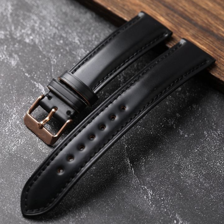 Luxury%20Leather%20Handmad%20Japanese%20Horse%20Hip%20Leather%20Bracelet%2018%2019%2020%2021%2022MM%20Black%20Vintage%20Men's%20Watchband,%20Vintage%20Soft%20Bracelet%20-%20Image%206