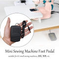 202 505 Universal Mini Portable Sewing Machine Foot Pedal Switch Controller Control For Household Sewing Machine Accessories. 
