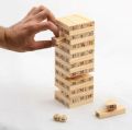 Big size Jenga, Classic Game, Genuine Hardwood Blocks, Stacking Game for Kids. 