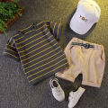 0-5 years old hot boy summer short sleeve clothing sets boys Korean version cotton T-shirt with children's shorts. 