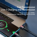 3 in 1 66W 6A Fast Charging USB Type C Cable Micro USB Cable for iPhone Charging Cable for Samsung Xiaomi Charger Cable. 