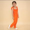 6-8 years old girl cotton oneset top+long pant (New). 