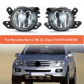 Fog Lamp Assembly For Mercedes Benz C ML GL Class X164 W164 W204 Front Bumper Anti Fog Light 2518200756 2518200856. 
