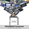for Mitsubishi Outlander Pajero L200 Car Update EU Maps Version 2026 MMCS Navigation SD  Card 8750A450. 