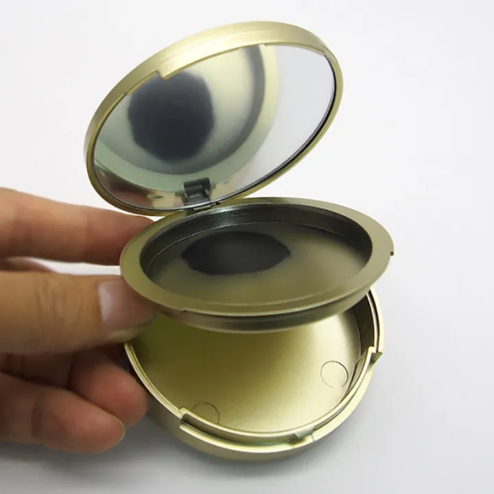 Empty%20Jar%20Pot%20Makeup%20Pressed%20Powder%20Cosmetic%20Storage%20Container%20Tin%20Portable%20-%20Multi-purpose%20Makeup%20Pot%20With%20Vanity%20Mirror%20-%20Image%204