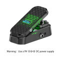 Wah Volume Pedal with Silent Slide, Non-Slip Design, and No Power Required for Guitar Amp Effects. 