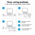 Tuya Mini 16A WiFi Smart Switch 2-Way Module On/Off Breaker Wireless Remote Voice Works With Smart Life Google Home Alexa Alice. 