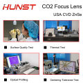 HUNST USA CVD ZnSe Focus Lens Dia 12mm 18mm 19.05mm 20mm FL 38.1 50.8 63.5 76.2 101.6mm For Co2 Laser Engraving Cutting Machine. 