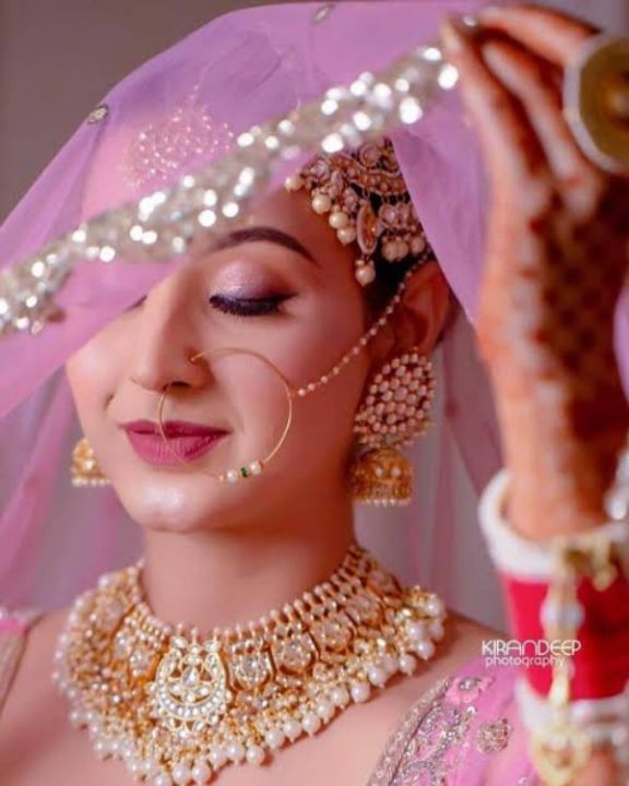 Bridal Nath 1pcs with chutki 5 different colours Bridal Nath simple Nath light weight