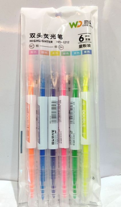 double%20sided%20high%20quality%20fancy%20highlighters%206pcs%20pack%20-%20Image%203