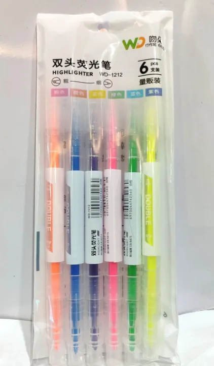 double%20sided%20high%20quality%20fancy%20highlighters%206pcs%20pack%20-%20Image%203