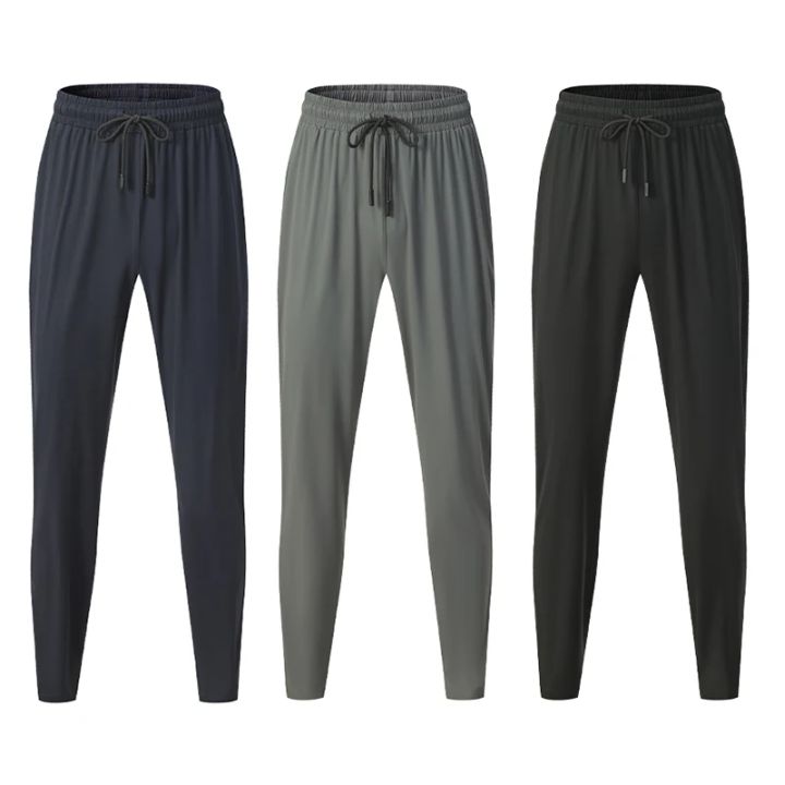 Men's%20Spring%20Summer%20Running%20Trousers%20Fitness%20Muscle%20Training%20Leggings%20with%20Reflective%20Striped%20High%20Stretch%20Ice%20Skinny%20Pants%20-%20Image%205