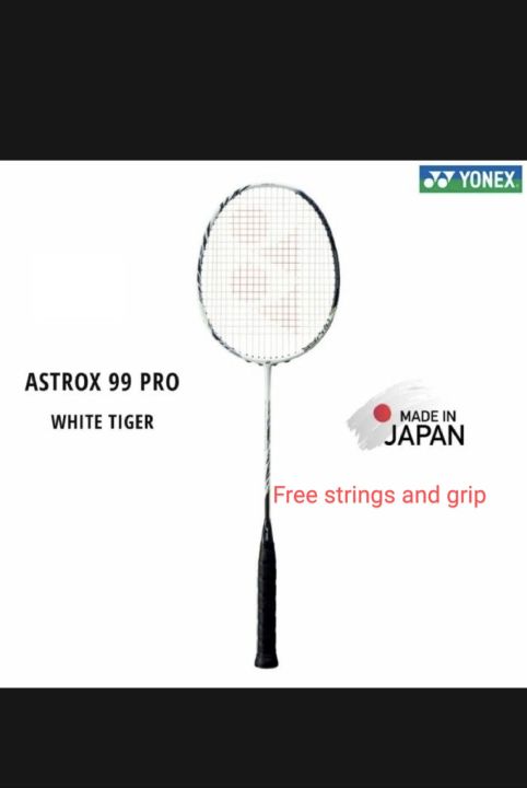 Yonex%20astrox%2099%20pro%20(white%20Tiger)%20%20badminton%20racket%20%2030lbs%20with%20gut%20and%20grip%20-%20Image%202