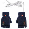 Electric Heated Gloves Hand Warmers Mittens Heater Rechargeable USB Reusable Winter Warm Heating Laptop for Sports Skiing Gloves. 
