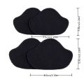 4pcs Shoe Repair Stickers Fabric Heel Protector Anti-Wear Repair Holes Self-adhesive Patches Insoles Pad Foot Care Insert. 