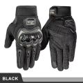 Motorcycle Gloves Black Racing Genuine Leather Motorbike Road Riding Team Glove Men Summer Winter Cycling Gloves.