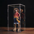 Acrylic Display Case Figures Storage Box Clear Small Assemble Dustproof Showcase for Building blocks ,Toy Dolls,Car Model.