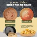 Air Fryer Disposable Paper Liners - FERN & HAVEN Air Fryer Parchment Paper - Nonstick, Grease and Waterproof Parchment Sheets for Airfryer, Instant Pot, and Convection Oven. 