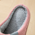 Women's Thick-Soled Soft-Soled Household Slippers Household Plush Slippers Non-Slip Warm Slippers Indoor Winter. 