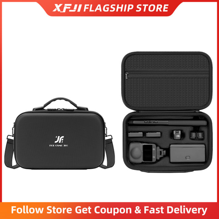 XFJI Carrying Case Compatible with Osmo 360 Action Camera Storage Bag Travel Handbag Protective Box Cameras Accessories Bag