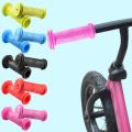 1 Pair Scooter Child Kids Bicycle Grip Anti-Slip Handlebar 22MM Silica-Gel Material Holes Children Bike Accessory Anti-skid. 