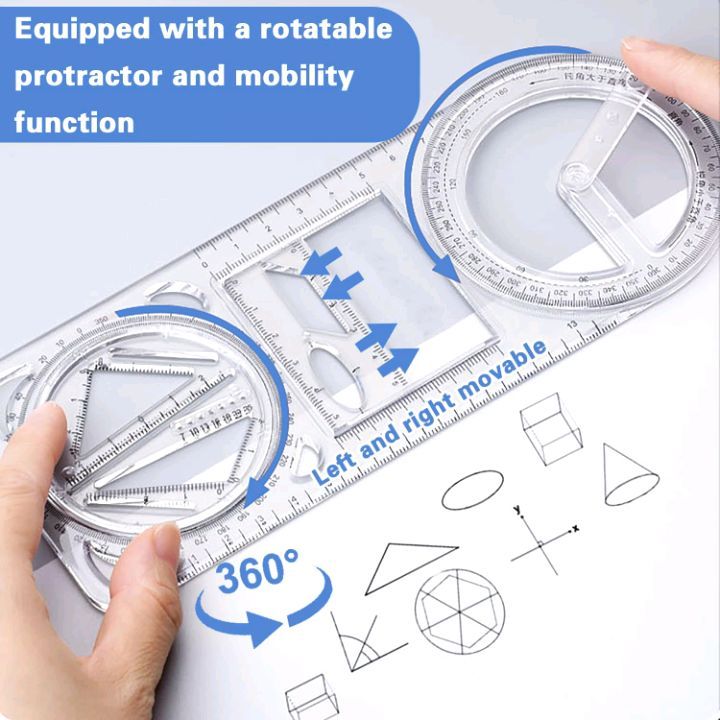 Multifunctional%20Geometry%20Ruler,%20Math%20Drawing%20Ruler,%20Geometric%20Drawing%20Template,%20Measuring%20Tool,%20Transparent%20Plastic,%20for%20Student,%20School%20-%20Image%203