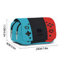 Games Console Stationery Double-layer Flip Pen Case For Boys/Girl Children Best 2D Cartoon School Supplies Pencil Pouch.