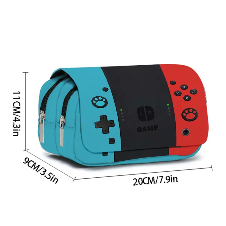 Games%20Console%20Stationery%20Double-layer%20Flip%20Pen%20Case%20For%20Boys/Girl%20Children%20Best%20%202D%20Cartoon%20School%20Supplies%20Pencil%20Pouch%20-%20Image%202