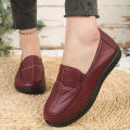 Women's Loafers, Women's Flat Shoes, lightweight Mom Shoes, Women's Casual Shoes, Durable Artificial Leather.