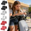 Motorcycle Mirror Mount 2PCS Aluminum Alloy Universal Bracket 8/10mm Handlebar Rearview Holder For Cycling Commuting Riding.