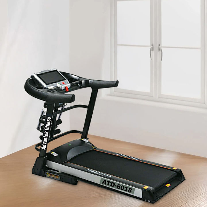 A 7 MODEL multifunction Motorized treadmill 3.5Hp BLACK