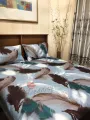 Butter Milk Bed Sheet With 2 Pillow Cases. 