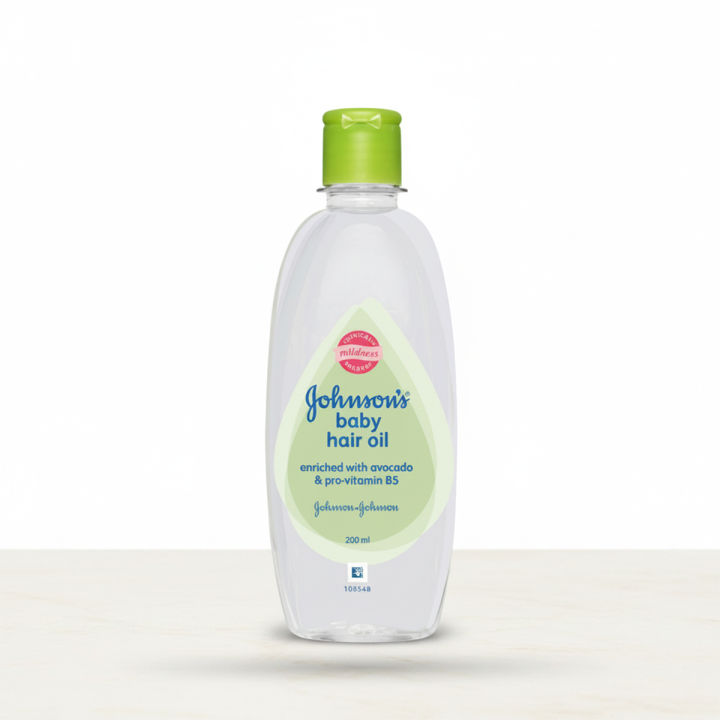 Johnsons Baby Hair Oil 200ml India Enriched With Avocado Oil And Pro Vitamin B5 For Soft Healthy Looking Hair