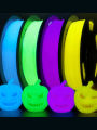 TPU Glow in The Dark 3D Printer Filament, TPU 95A, Blue, Green, Yellow, Purple 250g/250 * 4 Pack, 1.75mm 3D Printer Filament..