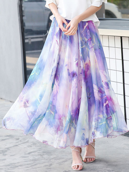 Summer%20Chiffon%20Leopard%20Print%20Holiday%20Bohemia%20Maxi%20Skirt%20Vacation%20Beach%20Korean%20Elastic%20Waist%20Long%20Skirts%20For%20Woman%20boho%20-%20Image%207