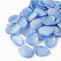 100pcs Mixed Blue Silk Satin Rose Petals Home Decor Vanlentine's Day Throwing Girl Basket Petals for Wedding. 