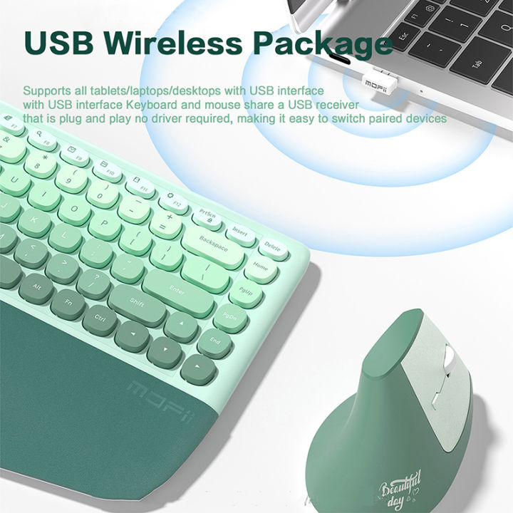MOFII%20Ergonomic%202.4G%20Wireless%20Keyboard%20Mouse%20Combo%20with%20Wrist%20Rest,Split%20Design,1600DPI%20Vertical%20Mouse%20for%20PC/Laptop/Desktop%20-%20Image%202