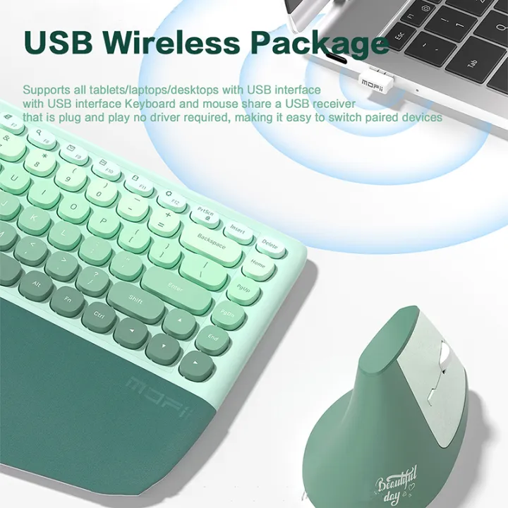 MOFII%20Ergonomic%202.4G%20Wireless%20Keyboard%20Mouse%20Combo%20with%20Wrist%20Rest,Split%20Design,1600DPI%20Vertical%20Mouse%20for%20PC/Laptop/Desktop%20-%20Image%202