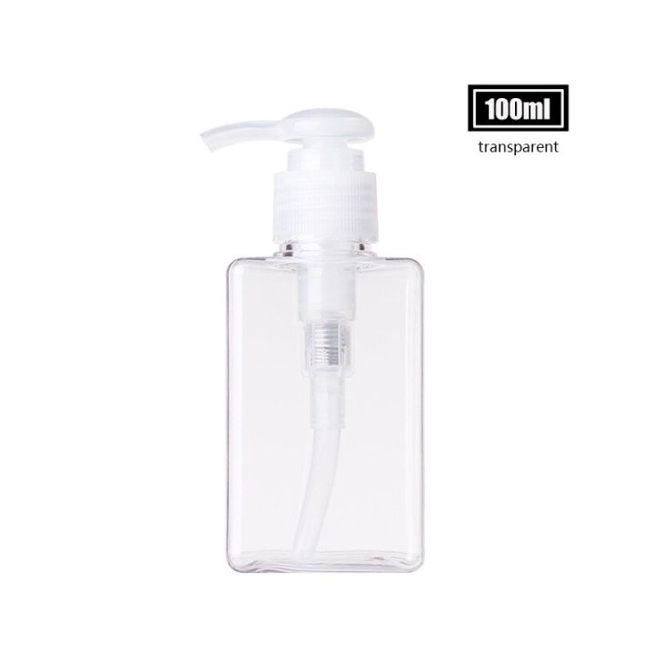Square Lotion Bottle Shampoo Shower Gel Packaging Bottle Cosmetics Sub-Bottle Hand Sanitizer Bottle